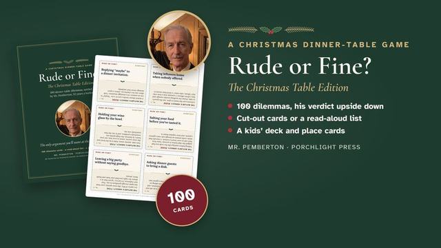 Rude or Fine? The Christmas Table Edition